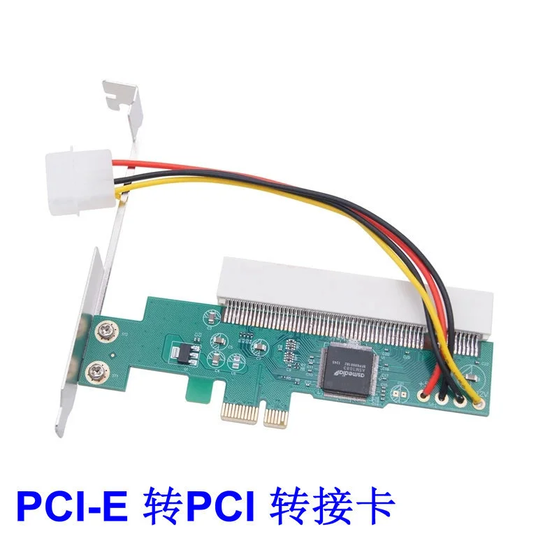 PCI-E PCI Express X1 a PCI Tarjeta elevadora Tarjeta de bus Convertidor PCIE para PC de escritorio Chip ASM1083