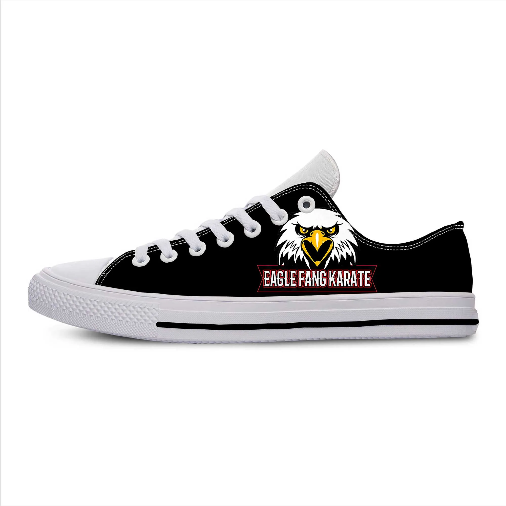 Kai Karate Anime Cartoon Fang Fashion Cobra Eagle Casual Cloth Shoes Low Top Comfortable Breathable 3D Print Men Women Sneakers