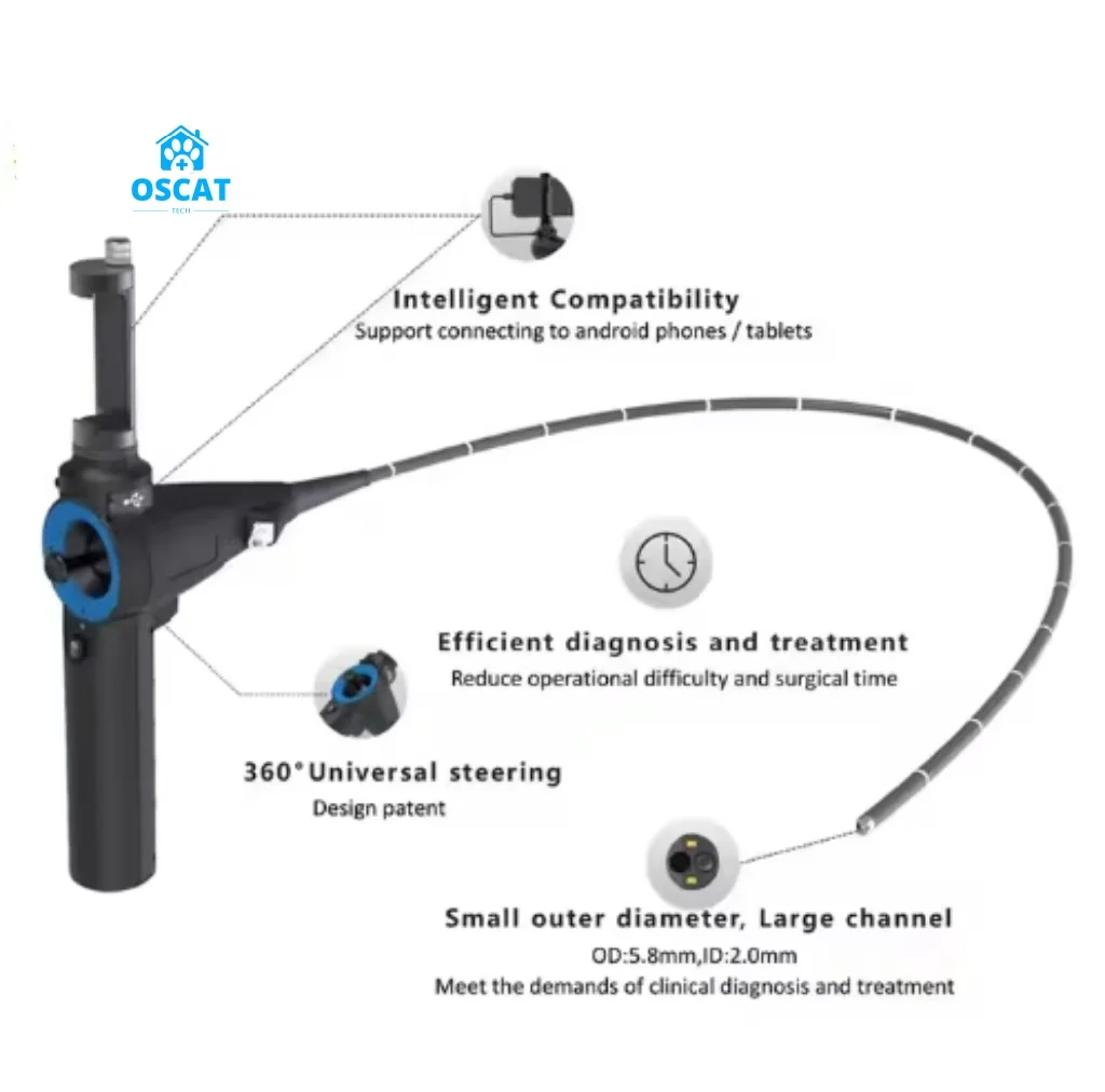 

OSCAT Veterinary Equipment Veterinary Animal Endoscope RAE-105 Cheap Endoscopes