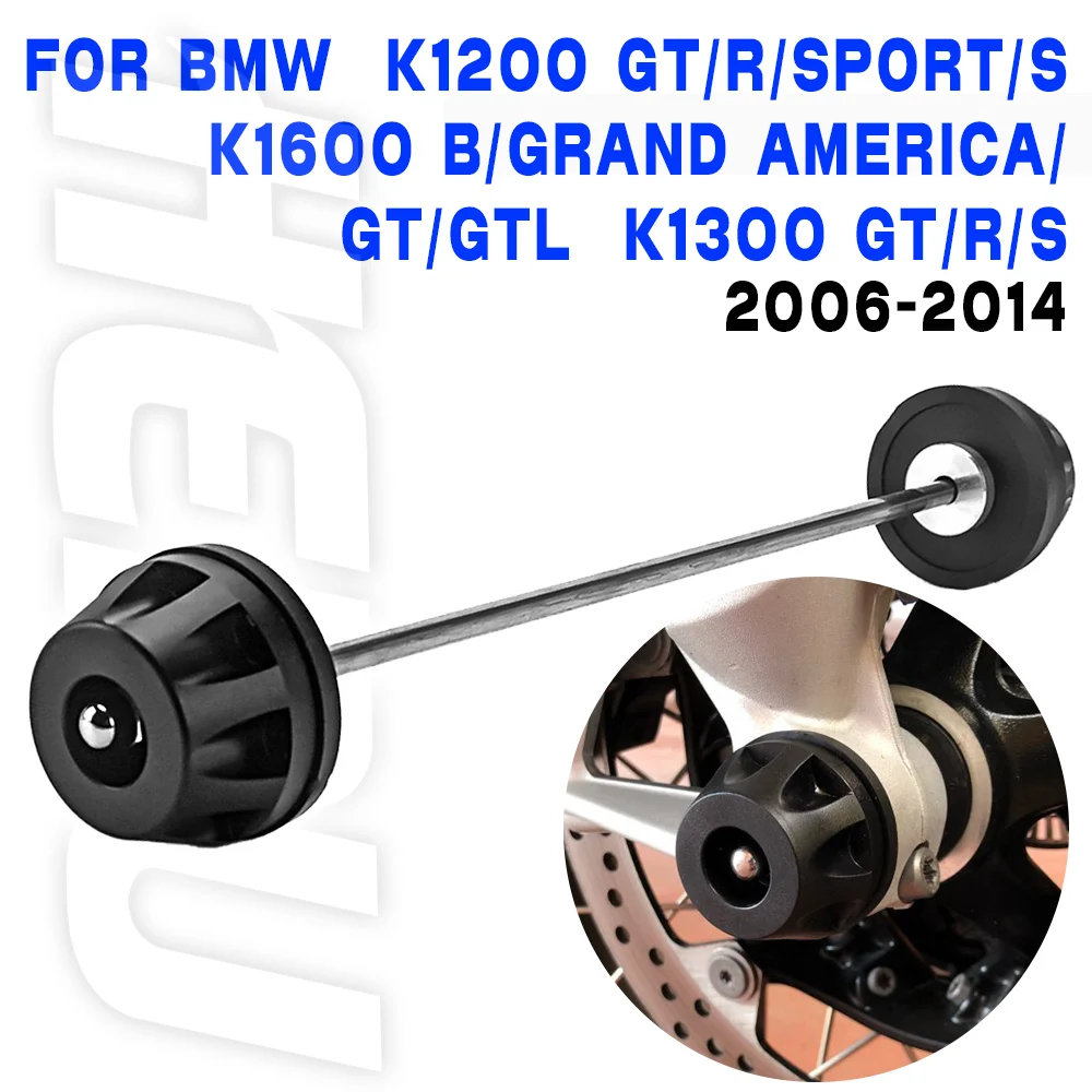 

Motorcycle Protectors Wheel Hub Anti-Collision Front Axle Fork Crash Sliders For K1200GT K1300R GT K1600GT K1600GTL Accessories