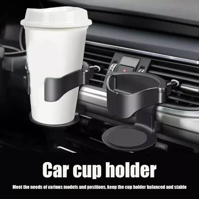 Car Cup Holder Air Vent Outlet Drink Coffee Bottle Holder Can Mounts Holders Beverage Ashtray Mount Stand Universal Accessories