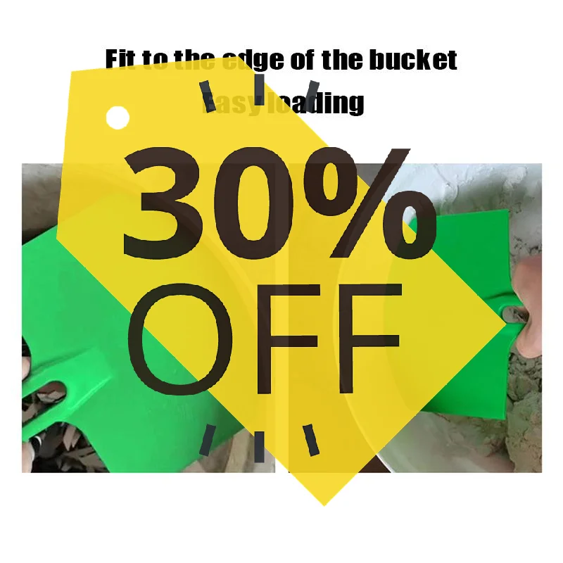 1/2Pcs Curved Bucket Scoop Scraper Spackle Paint Putty Knife Drywall Finishing Plaster Scraping Construction Tools