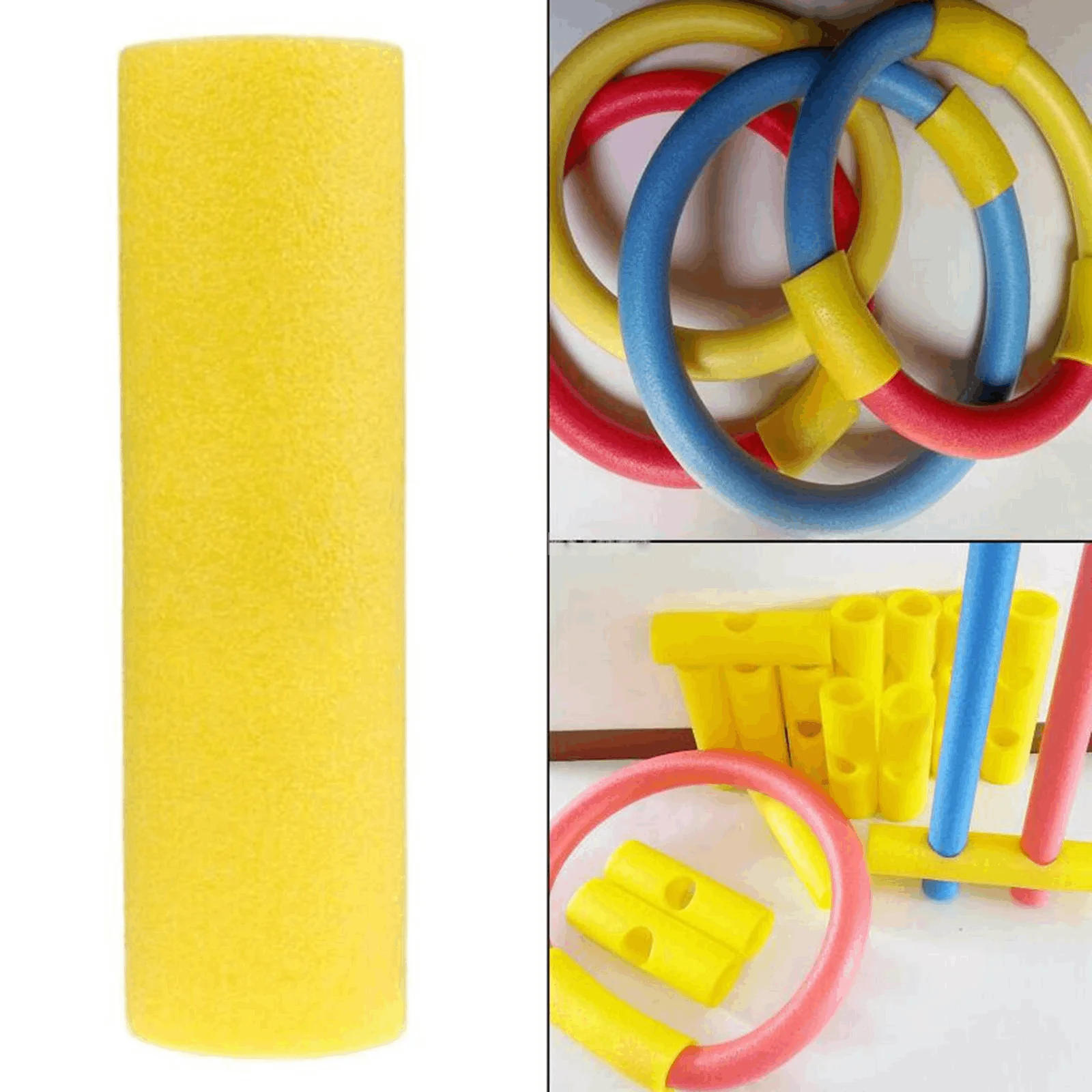 Foam Tube Noodle Connectors Connect Joint Swim Noodles Connection Holed Water Toy Chair Building DIY Assemble Beginner