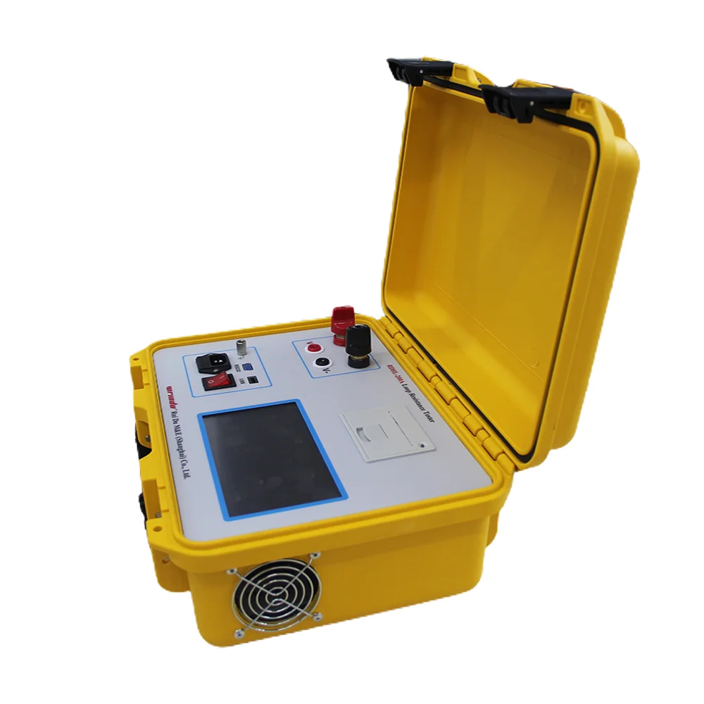 Wrindu RDHL-200A Tester per interruttori Tester di resistenza al contatto Misuratore di prova di impedenza del circuito di terra