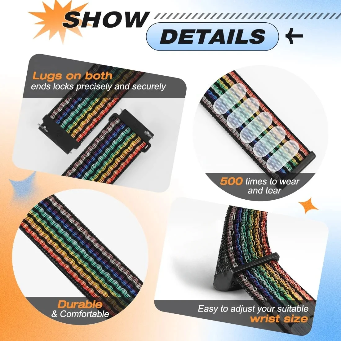 Nylon Loop Strap para Huawei Watch, Pulseira Respirável, Cinto de Substituição, Acessórios Esportivos, Fit 3