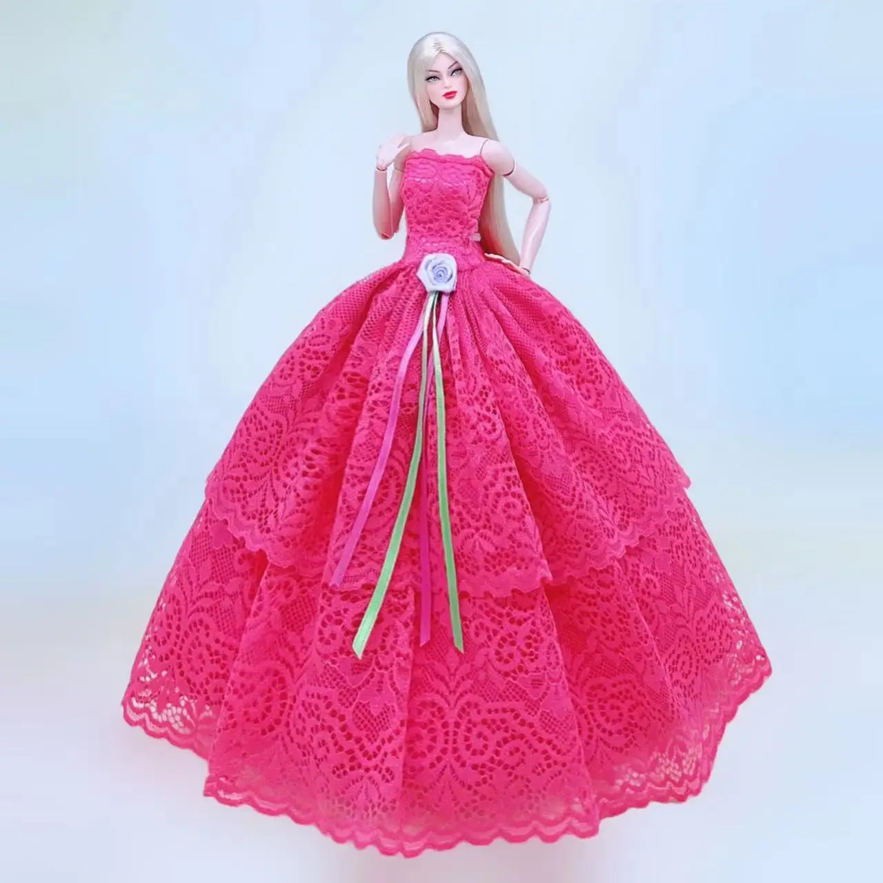 Patron PDF d'une robe de mariée au crochet pour poupée mannequin Barbie Patron PDF d'une robe de mariée au crochet pour poupée mannequin Barbie
