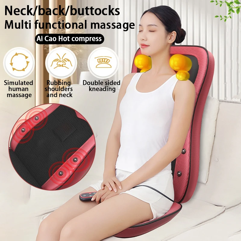 

Multi functional cervical massager all designed for massaging the neck waist back and home use electric pillows massage cushions