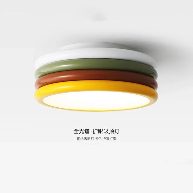Eye Protection Children's Room Light Cream Style Bedroom Light Creative New Master Bedroom Antique Style Ceiling Light