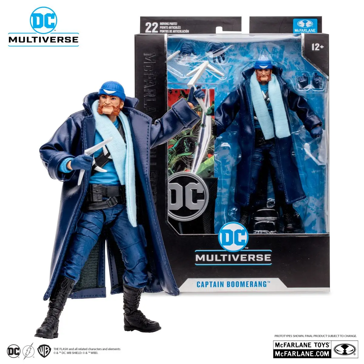 7 Inches 100% Original Mcfarlane Dc Multiverse Captain Boomerang The Flash Action Figure Collection Model Doll Statue Toy Gift