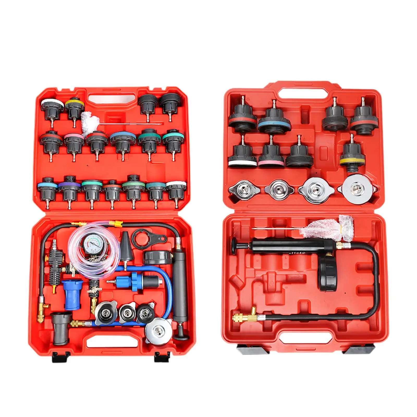 Car Radiator Pressure Tester Cooling System Purge Refill Kit for Auto
