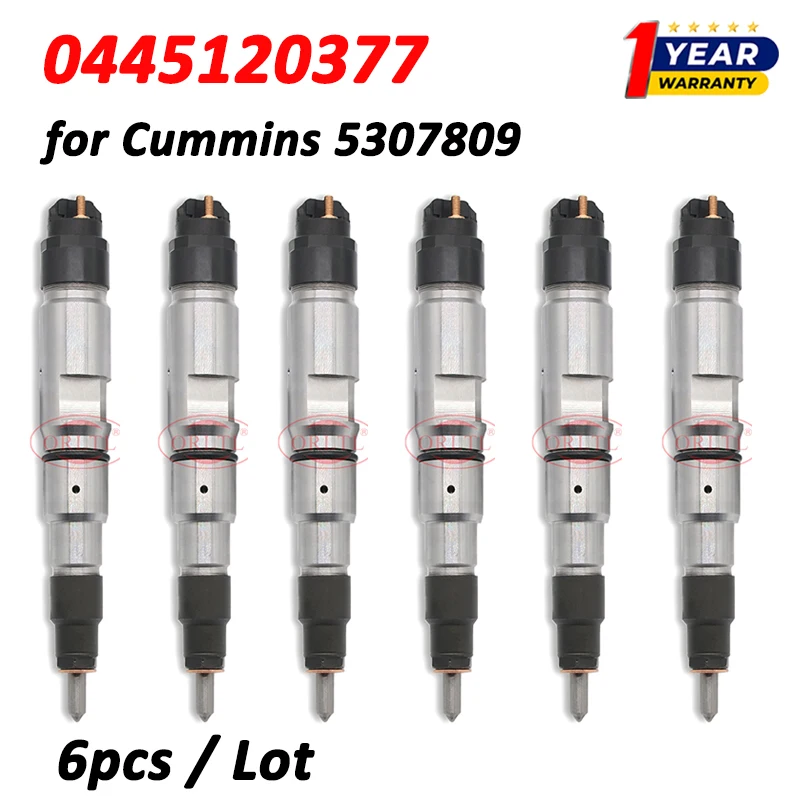 

6 шт. 0445120377 Форсунка дизельного топлива 0 445 120 377 для Cummins 5307809