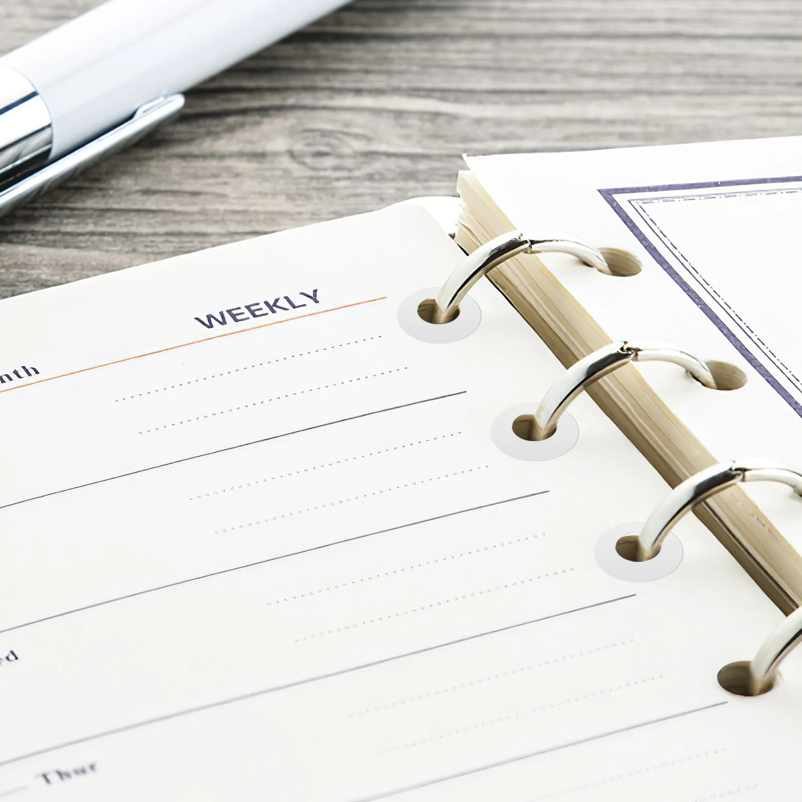 

2000 шт. самоклеящихся наклеек для усиления отверстий в бумаге, этикетки для перфорированных листов, для планеров и DIY-ремонта