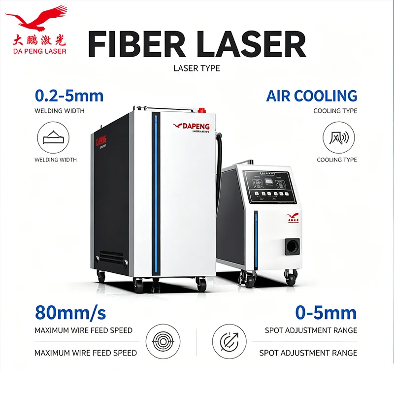 Air Cooled Laser Welding 1500w Handheld 4 In 1 Fiber Laser Welder Cleaner Cutter For Metal Raycus