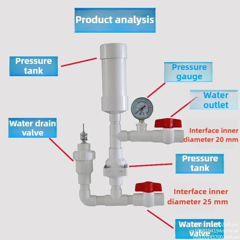 Mountainous Area Forest Irrigation Self-priming Pump, Water Hammer Pump Without Electricity or Oil, High-head Water Pump