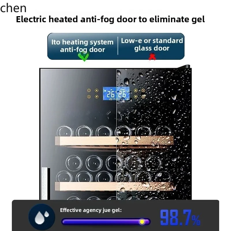 temperature red wine cabinet refrigerator ice bar household living room ice bar refrigerated tea fresh-keeping cabinet