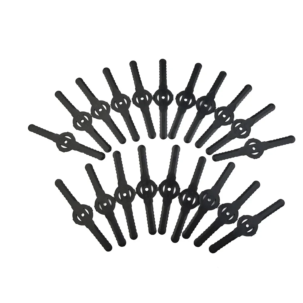 20PCS Brush Cutter Plastic Blade Grass Trimmer Head Blades Electric Lawn Mower Garden Brushcutter Spare Parts