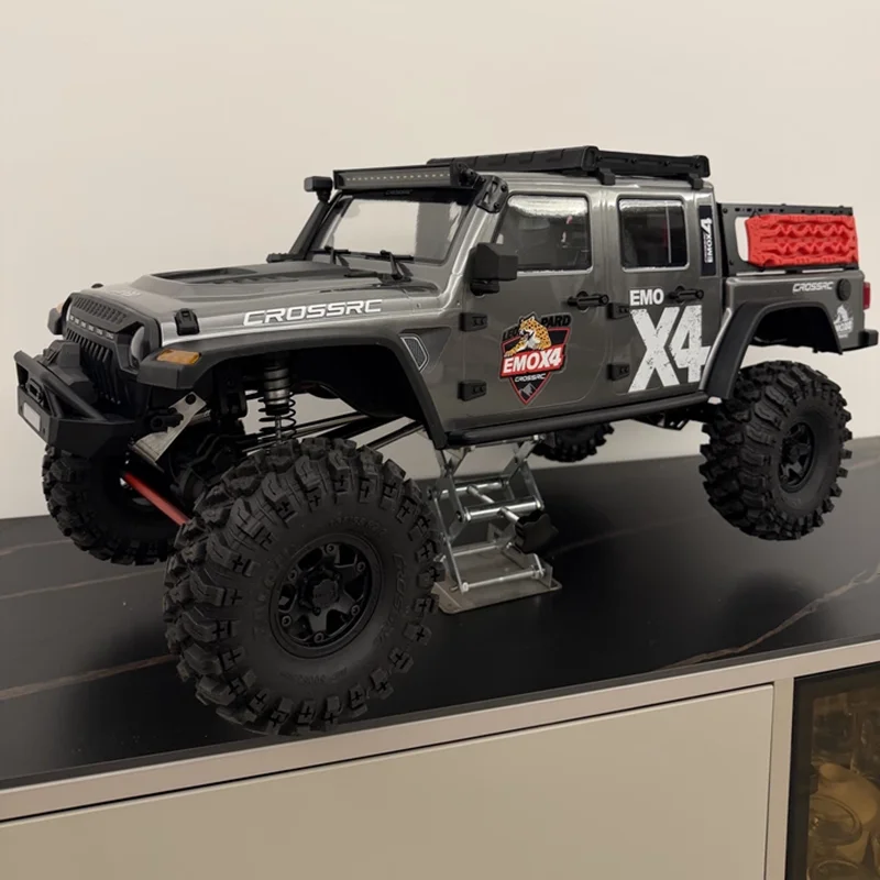 EMO X4 1/8 Scale RTR RC Crawler 4WD Off Road With Front Rear Diff Lock Transmission Gearbox Light Kit Cross Country Car