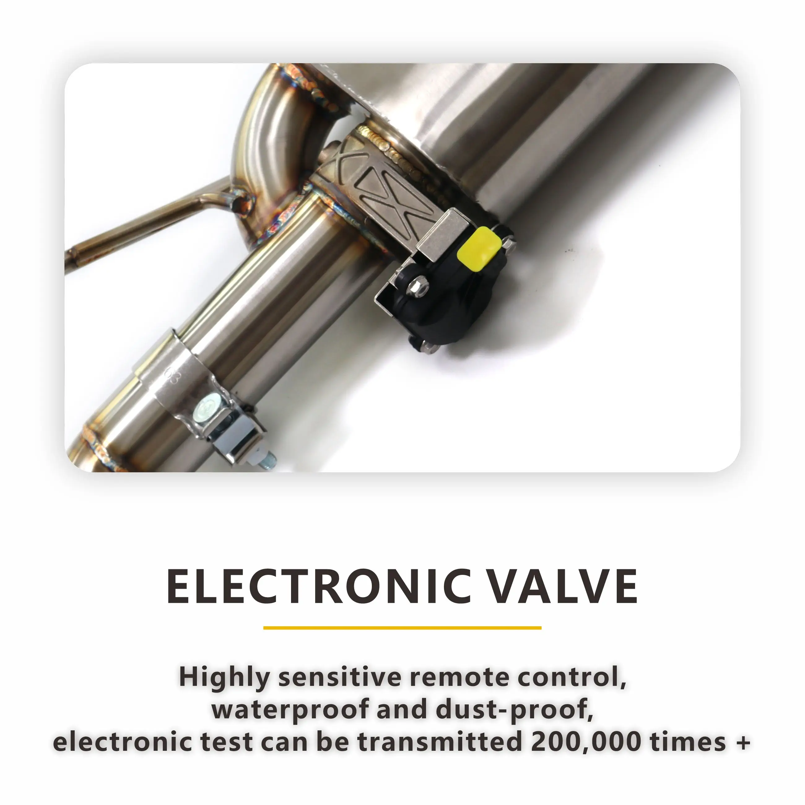 Выхлопная система HMD для Volkswagen Golf MK8 1.5T Электронные клапаны из нержавеющей стали Отличные звуки Глушитель Catback Советы