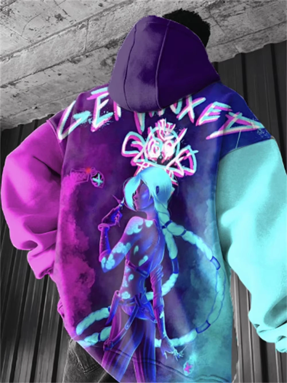 

Популярная толстовка с 3d принтом Arcane League Jinx для мужчин и женщин, модные толстовки с капюшоном в стиле аниме, толстовка, пальто, женская спортивная мужская одежда, новый спортивный костюм