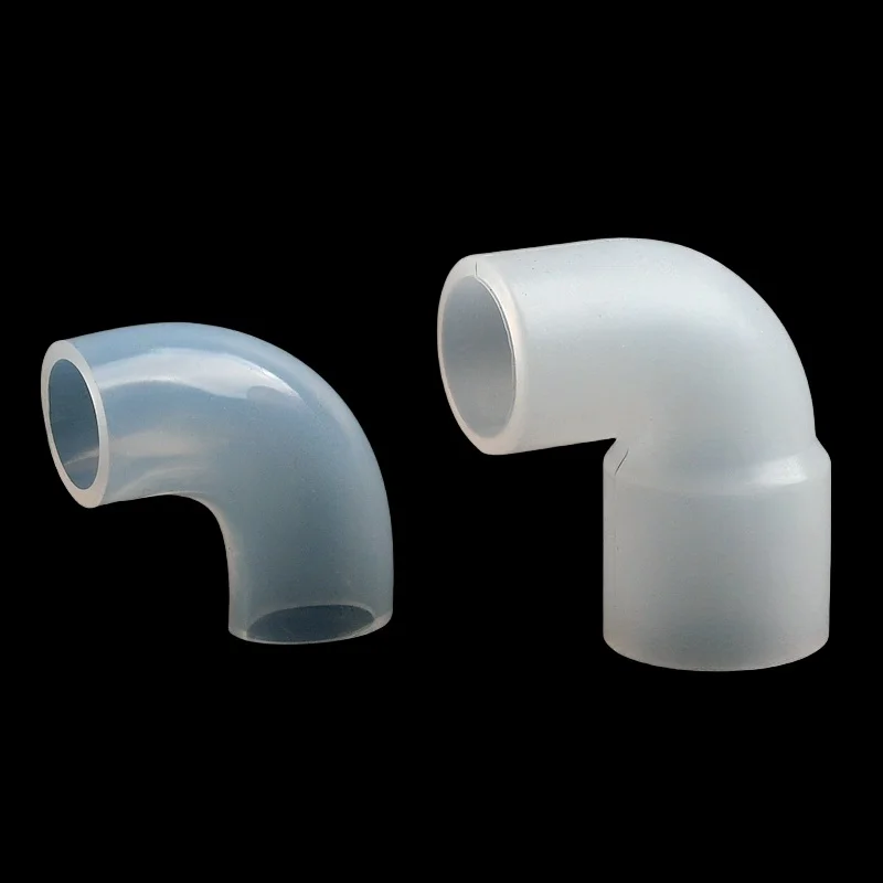 1~5PCS Silicone Flexible Joints Reducing Direct Elbow Hose Accessories Tube Flexible Drink Water Soft Connector Food Grade