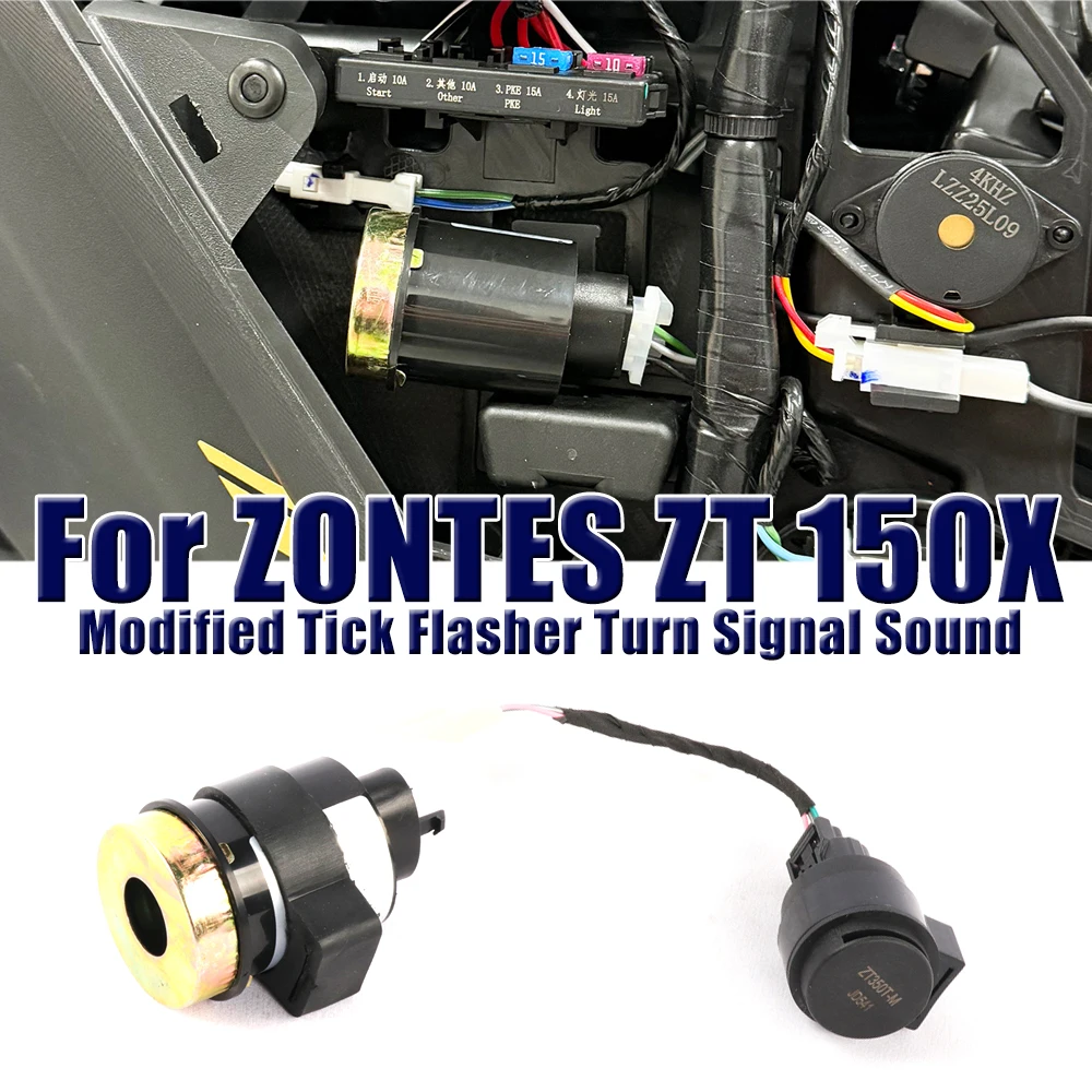 Motorcycle Modified Tick Flasher Turn Signal Sound Buzzer Accessories For ZONTES ZT 150X 150 X 150-X