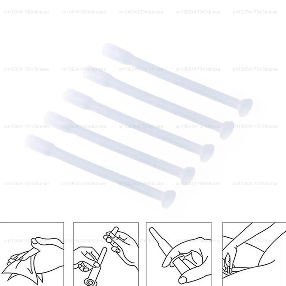 5Pcs/set Vaginal Applicator Lubricant Injector Syringe Disposable Anal Nasal Cavity Applicator Launcher Butt Plug Health Care