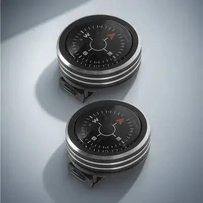 

2Pcs Detachable Watch Compass Outdoor Hiking Camping Navigation Tool Accurate Direction Indicator Pocket Compass