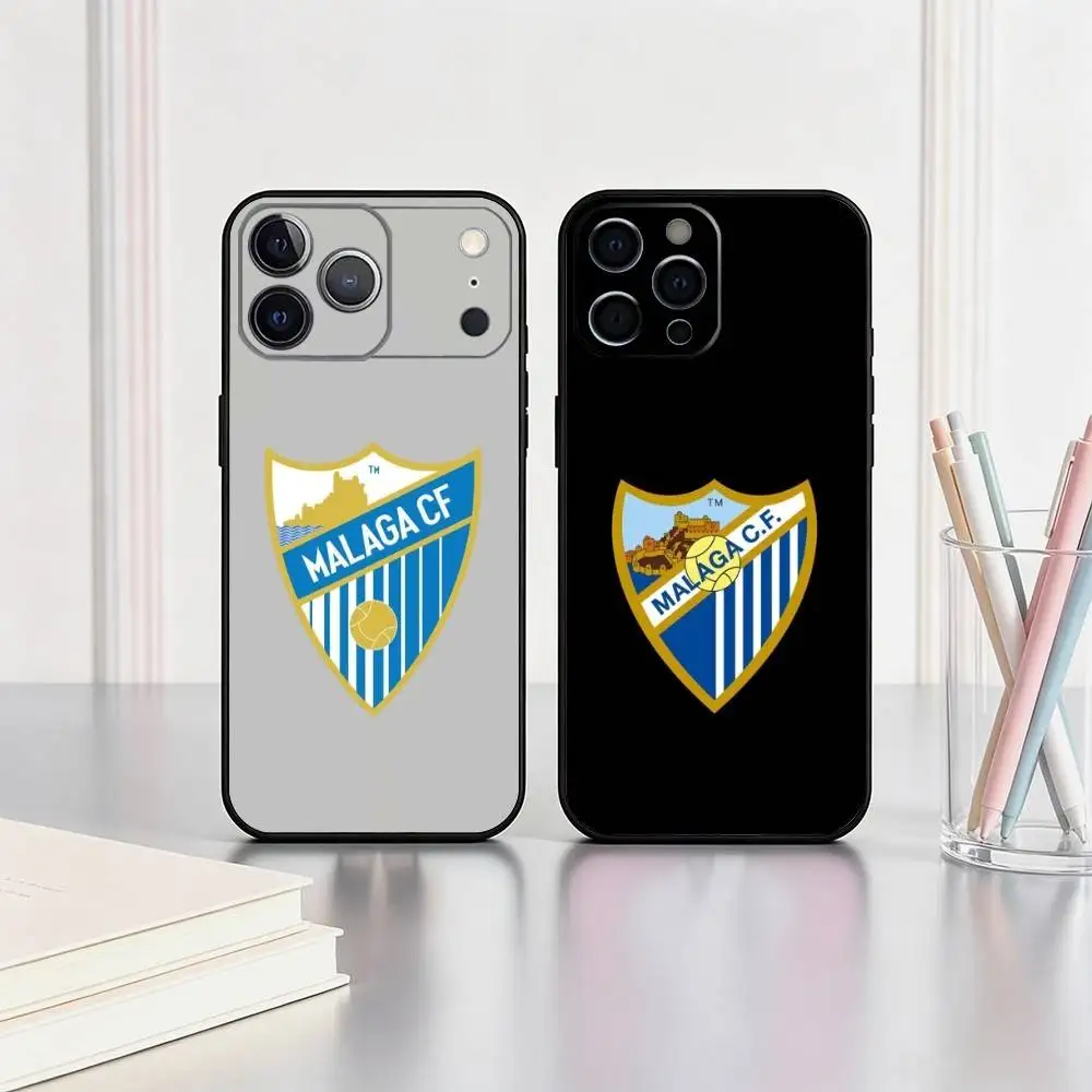 Malaga-A C.F Football  Phone Case Silicone Soft For IPhone 17 16 15 14 13 12 11 X XR Plus Pro Max Plus Gift