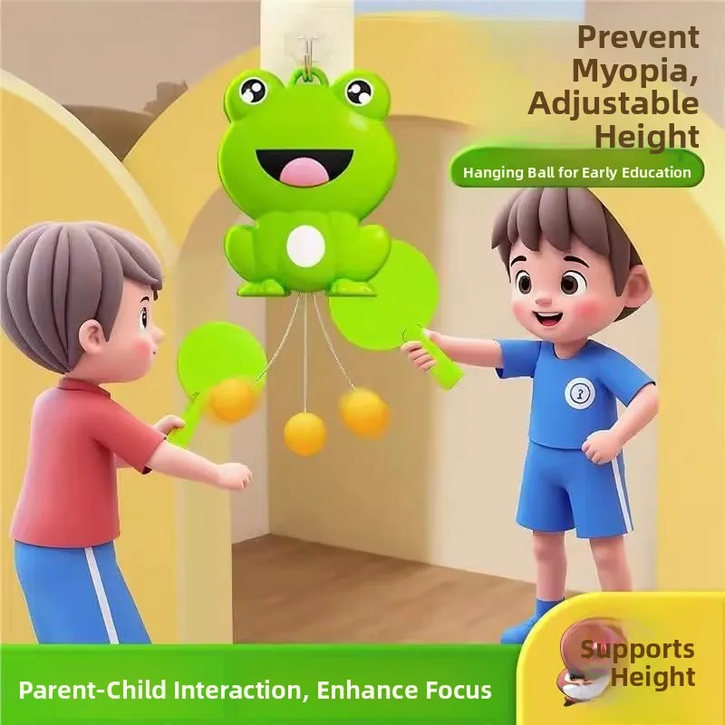 

Подвесной тренажер для настольного тенниса для детей, для занятий в помещении, развивающие игрушки для взаимодействия родителей и детей