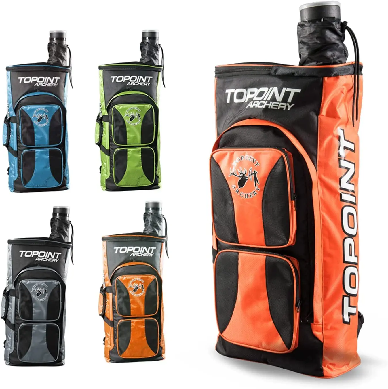 Archery Backpack for Recurve Bow - Premium Recurve Bow Case - Storage Pockets for Gear & Accessories with Arrows Telescopic Tub