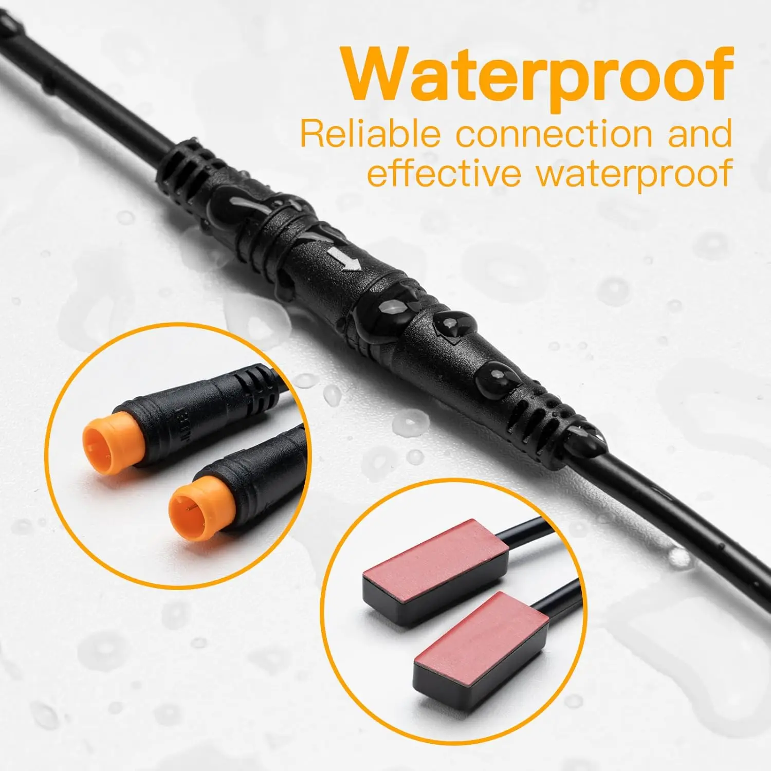 Brake Sensor Waterproof 3 Pin Cable Magnets Ebike Hydraulic Power Cut Off Sensor for Bafang Mid Drive Motor Kit Electric Bicycle