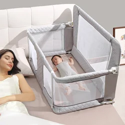 Nachtkastje, Mesh Nachtkastje Nachtkastje, Converteerbaar Cosleeping Babybedje Bevestigd aan bed om vermoeidheid van de moeder te verminderen