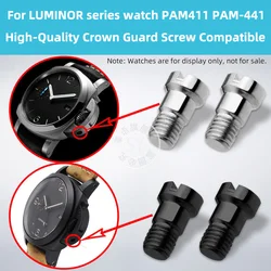 Shenyu For Panerai LUMINOR series PAM441 pam-111 Crown Guard (Side Ear) Replacement High-Quality Crown Guard Screw Compatible