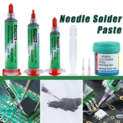 138℃ Lead-free Syringe Solder Paste Low Temperature Flux No Clean Solder Paste For phone Components Repair Welding Paste