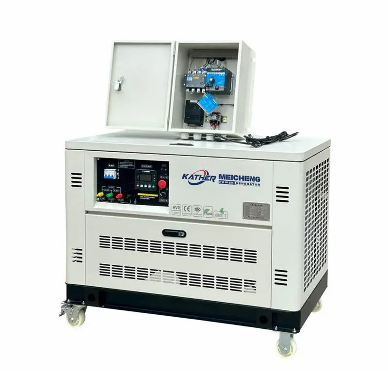Factory Price 5/8/10/12/15/20/25KW Silent Generators With ATS Waterproof 110/230/380V Propane LPG LPG Generator