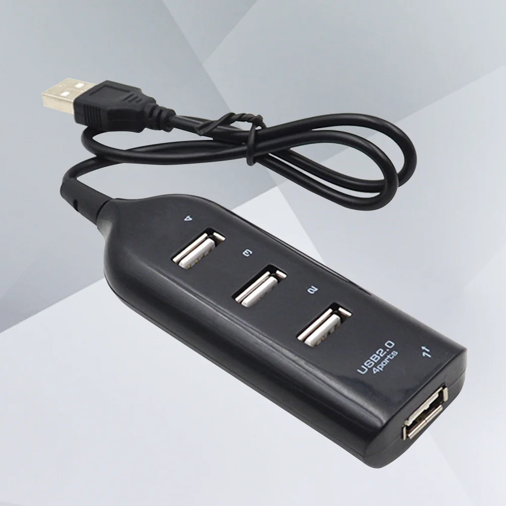 4 Port Usb 2.0 Pemisah Transfer Data Kecepatan Tinggi 480Mbps Dengan Perlindungan Arus Lebih Indikator Led Untuk Laptop Desktop Tablet Pc