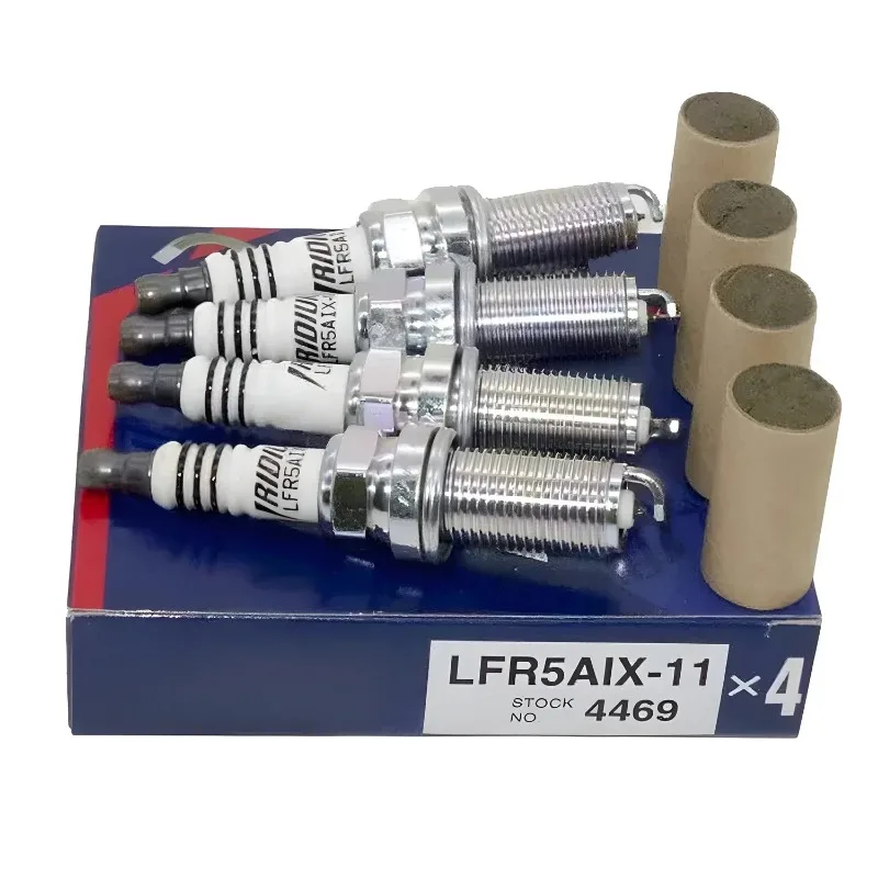 

4Pcs LFR5AIX-11 4469 Iridium Spark Plugs Fit For Toyota Hyundai Kia Nissan Suzuki Infiniti