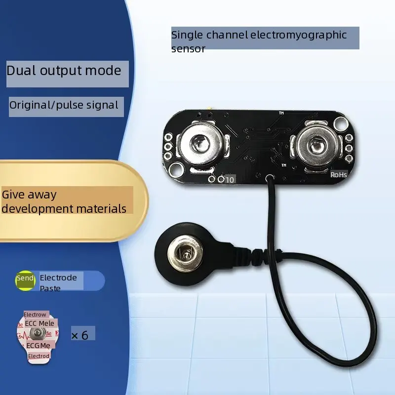 Intelligent Wearable EMG Muscle Electrical Sensor Module for Surface Signal Acquisition Gesture Recognition