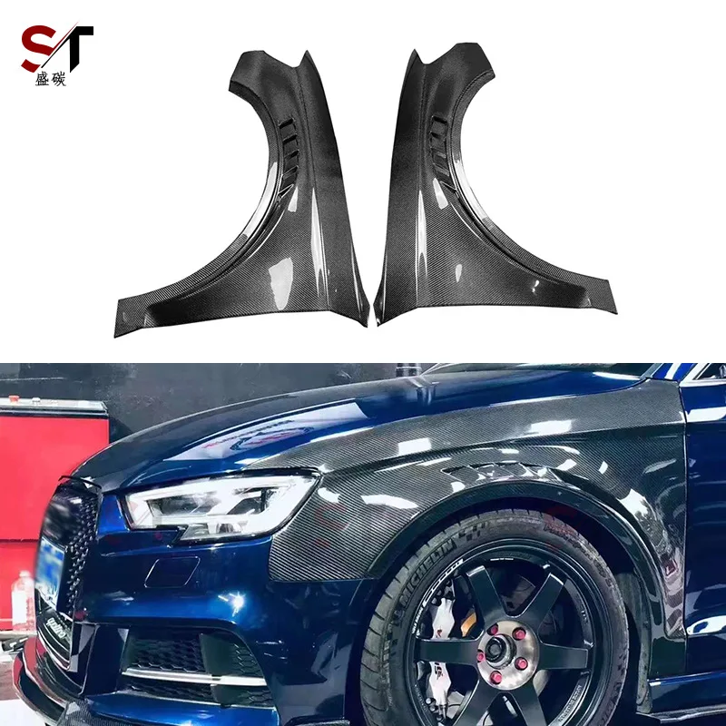 

Suitable for Audi A3 S3 Carbon Fiber Fender KA Fender Front Wheel Surround Car Kit