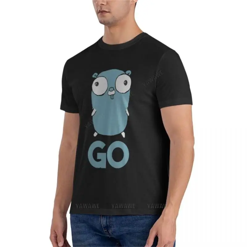 Golang Gopher GO ,Lang Programming Programmer IT CS Fitted T-Shirt o-neck shirt blank t shirts men's t shirts