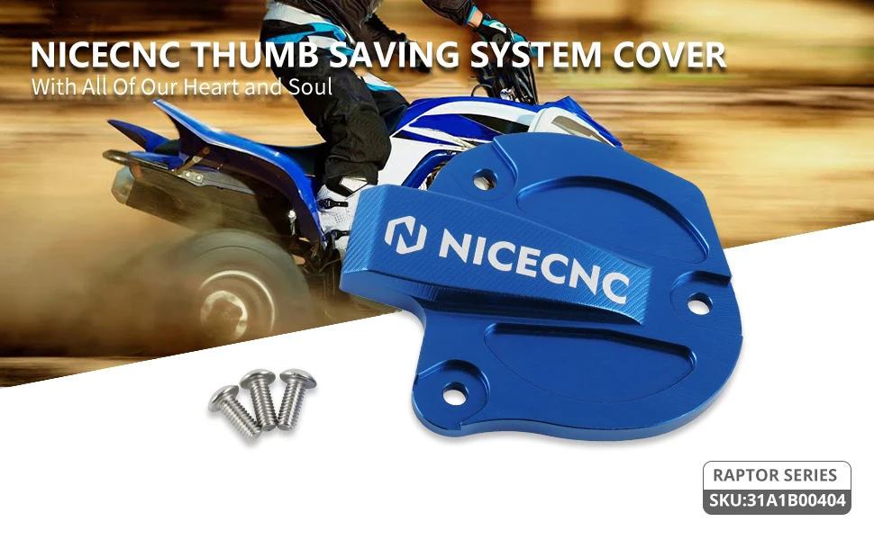 NICECNC für YFZ450R 2009-2026 ATV Gashebelabdeckung für Yamaha Raptor 700 2015-2026 Raptor 700R 2013-2026 YFZ450RSE Aluminium – Detail 2