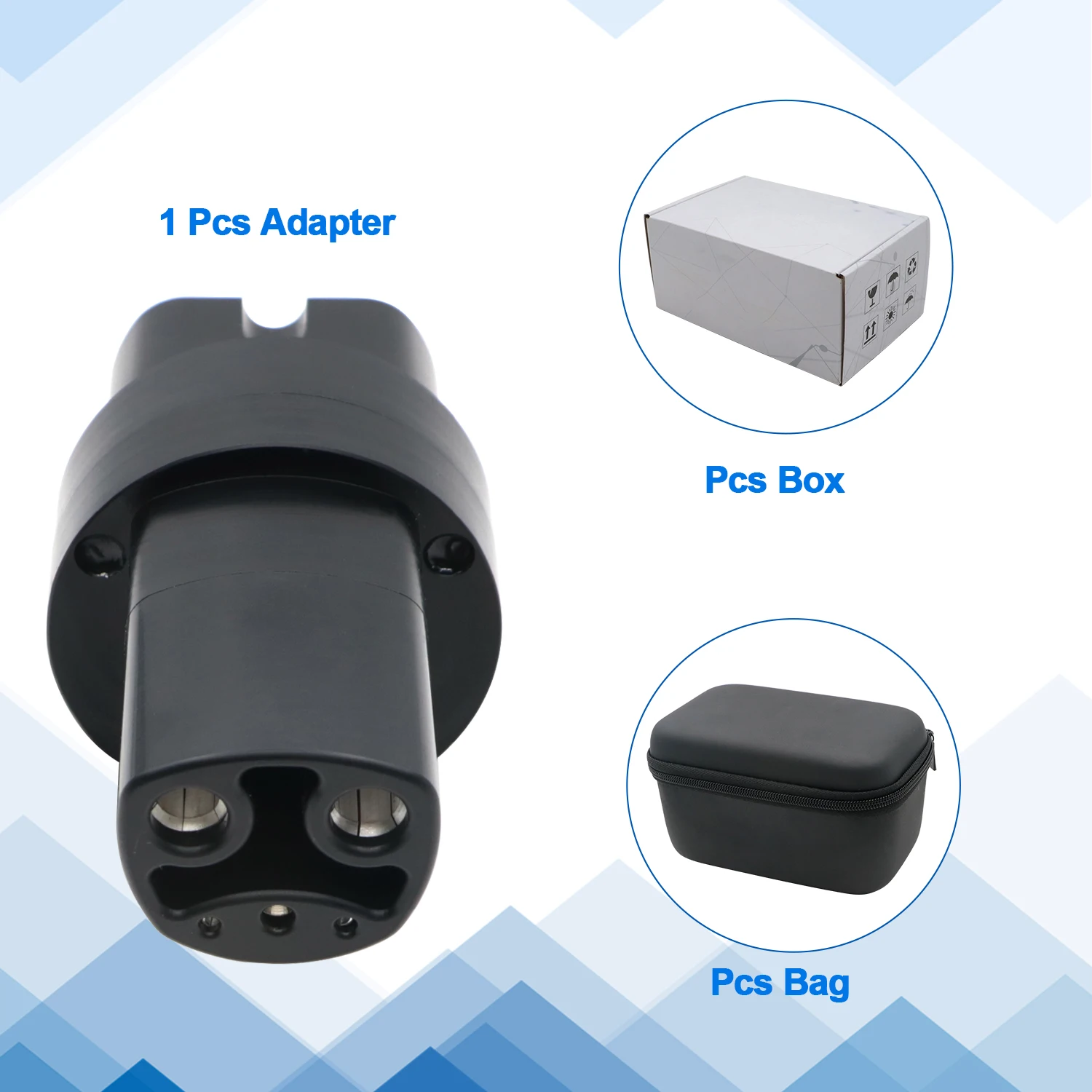 ISIGMA AC 타입 2 테슬라 NACS 전기차 변환기 32A 1상 7KW 충전 어댑터 타입2 전기차 충전기 테슬라 모델 Y 호환