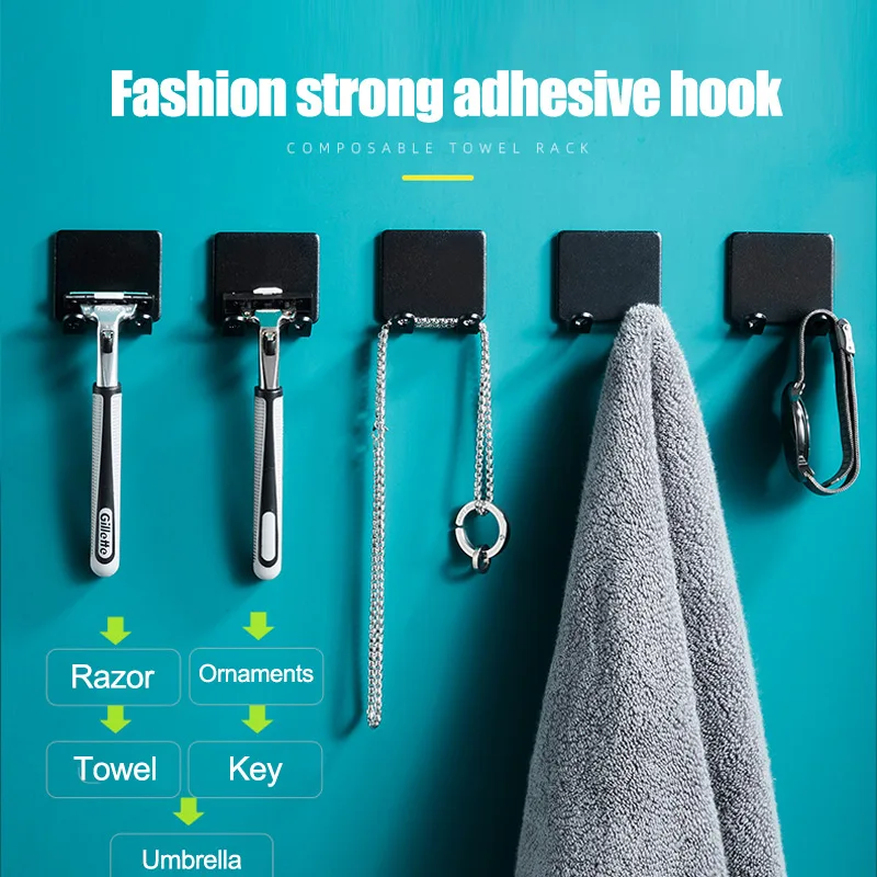 Shaving Razor Holder multi-function Men Shaving Shaver Storage Hook Wall Shelf Razor Rack Bathroom Kitchen Accessories Hooks