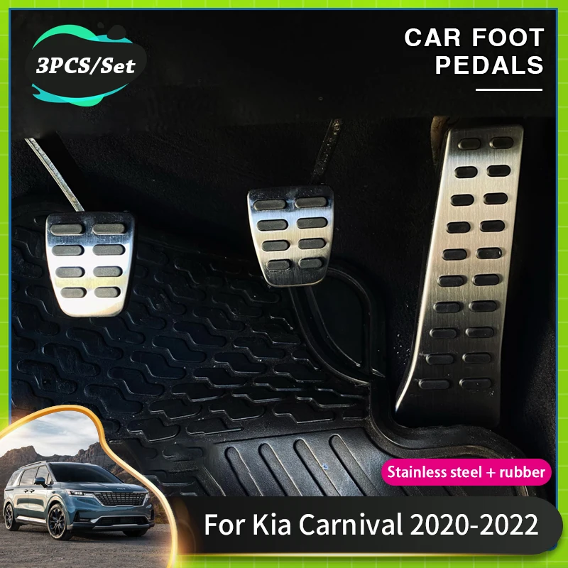 

Car Pedal Anti-slip Dirty Pads For Kia Carnival 2022 Acessories Sedona Grand Carnival KA4 2021 2020 Pedal Accelerator Brake Pad