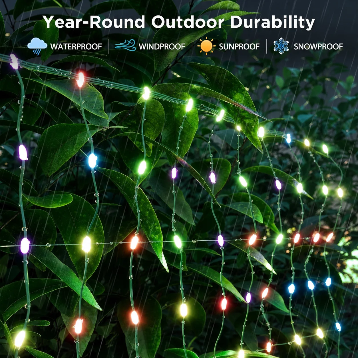 Luzes de Rede LED RGBIC para E - Outdoor Lighting Grid Screen avaliação e preço