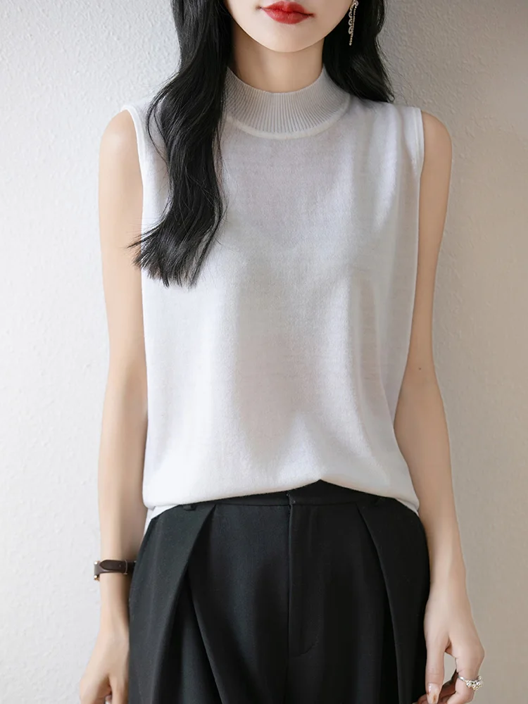 سترة صوفية محبوكة ناعمة ودافئة للنساء قاعدة irt f ياقة عالية Svel طبقات عصرية للتنقل Sle قطع مستقيمة منتظمة...