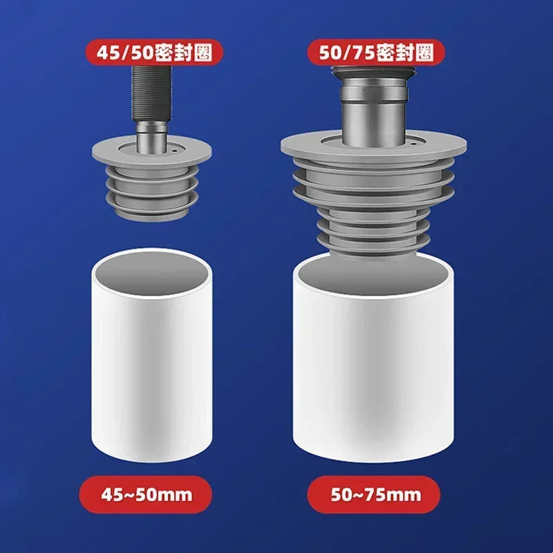1pc silikonowa pokrywa wpustu przeciwzapachowy rury kanalizacyjne pierścień uszczelniający wąż do pralki złącze umywalka zlew wtyczka wyposażenie