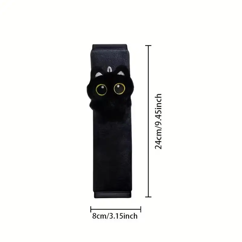 

NEW Black Cat Seatbelt Shoulder Pad, Car Safety Shoulder Pad, Seatbelt Decoration, Durable And Sturdy, Soft And Not Too Hurtful