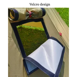 Camping Tent Stove Jack Fire Resistant Pipe Vent Kits Highly Chimney Flame-Retardant Mat Furnace Pipe Fireproof Protection Ring