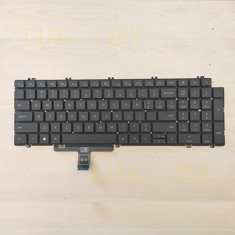 

Подходит для клавиатур Dell Precision 3590, 3591, P104F, 7670, 7770, 7680, 7780.